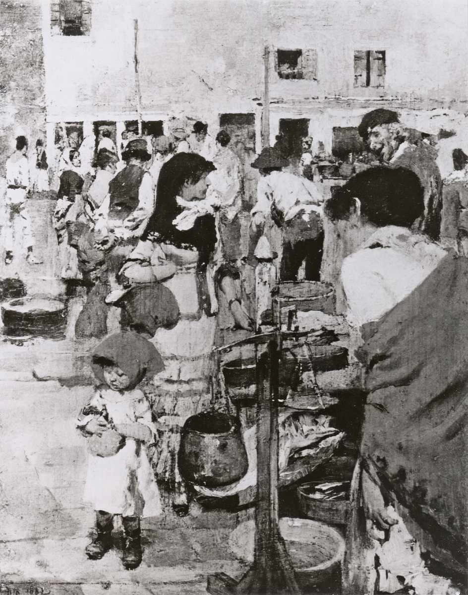  10-Ettore Tito-Al mercato-1882 